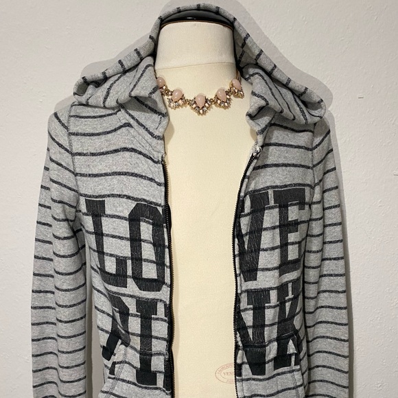 LOVE PINK Graphic Full Zip Hoodie - Picture 2 of 6